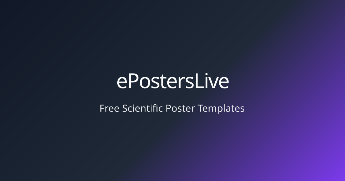 ePoster Templates